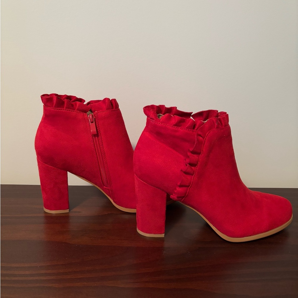 Red Women's Ankle Boots